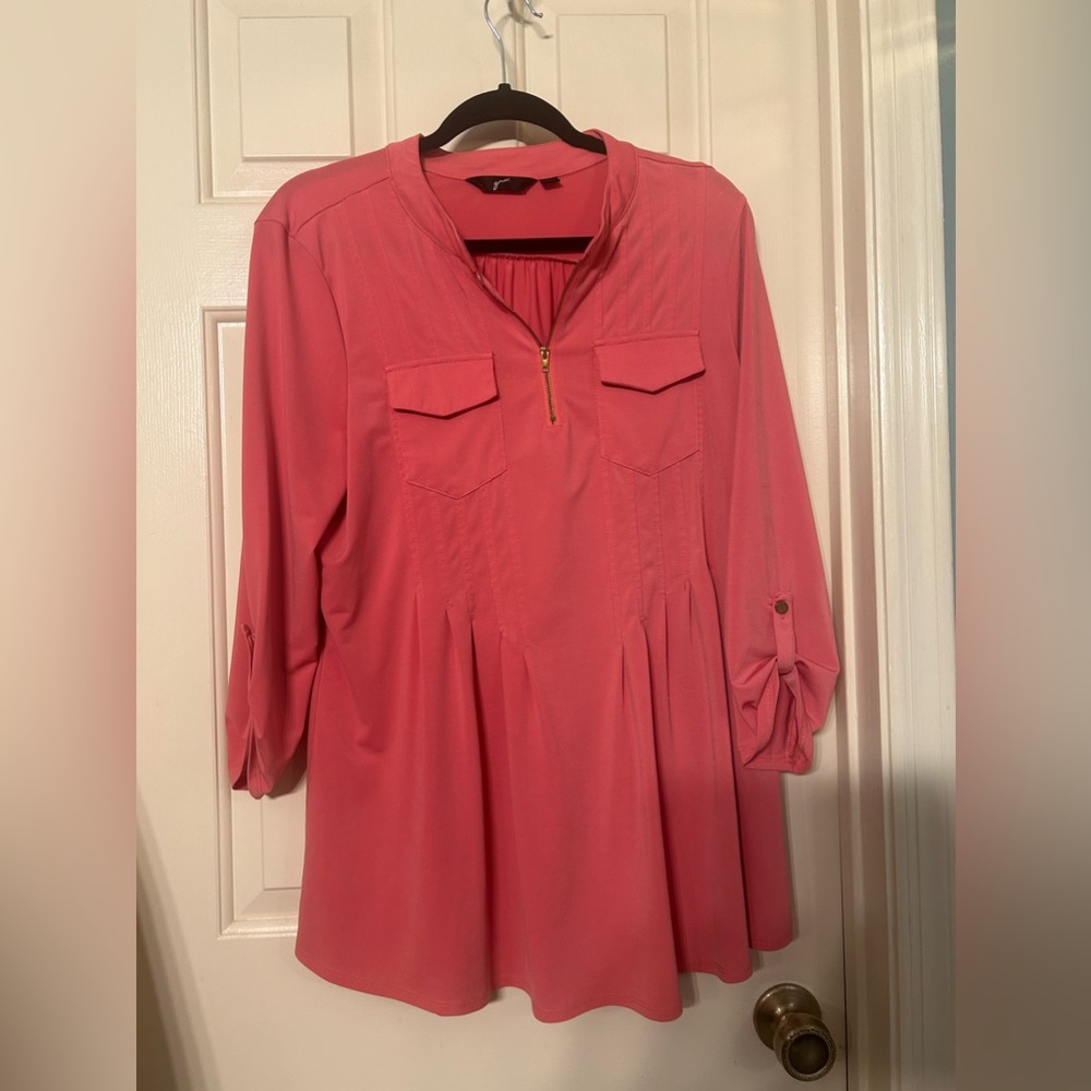 GNW Orange/pink Blouse size XL